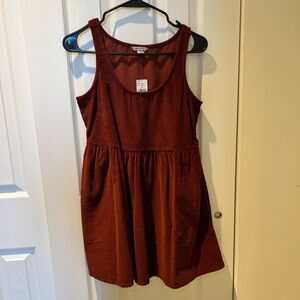 American Eagle Corduroy Babydoll Dress